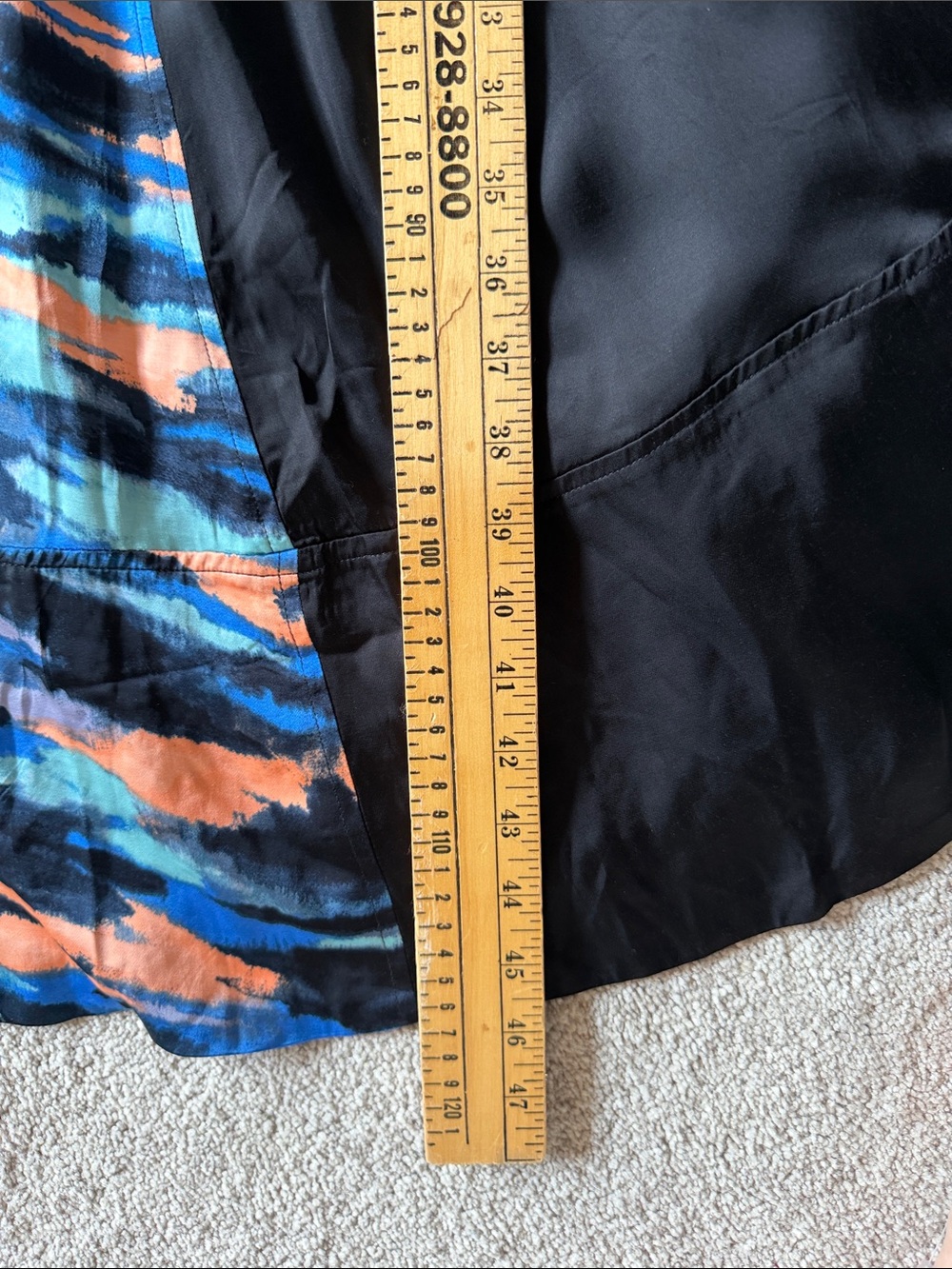 Maeve Black V-neck Maxi Dress Watercolor size 6 NWT - Picture 14 of 14